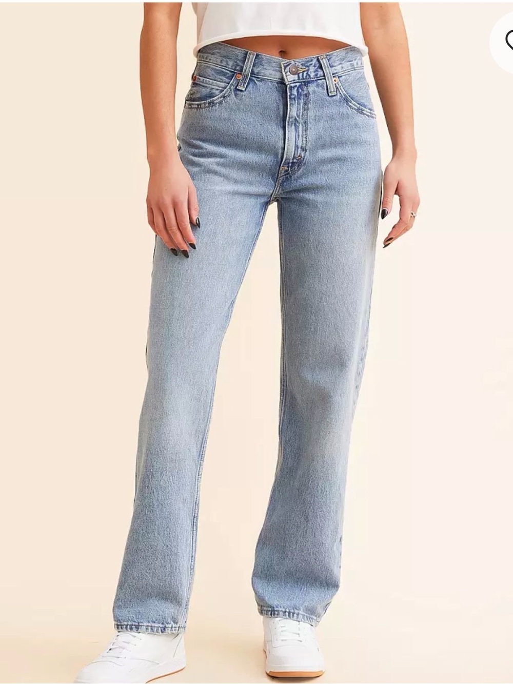 Levi's Light Blue Straight Leg Dad Jeans